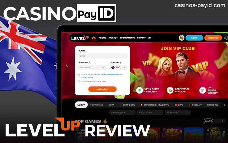 Level Up Casino review for Australian players