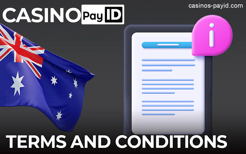 Terms and Conditions of Casino PayID website for AU players