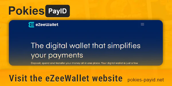 Visit the EzeeWallet payment system website in Australia