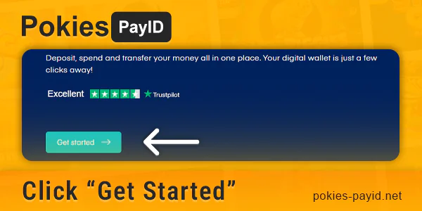 Click on the button to register an account on the EzeeWallet website