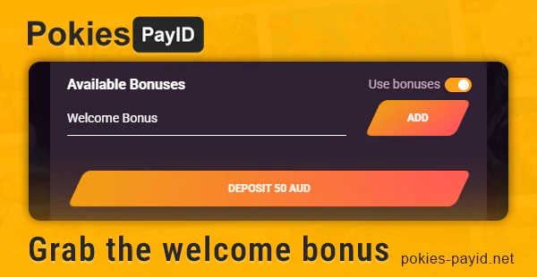 Confirm your online casino welcome bonus activation