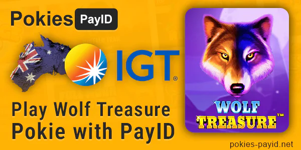 Wolf Treasure online pokie for PayID Casinos players