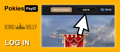 Log in to your King Billy Australia account