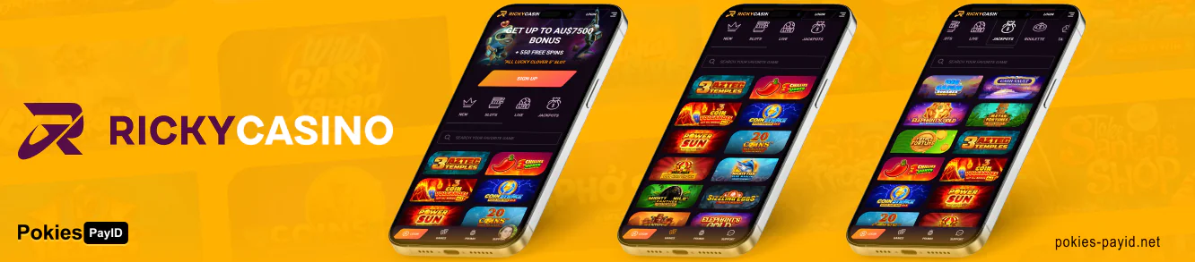 Ricky Casino with Real Money Pokies Apps Australia